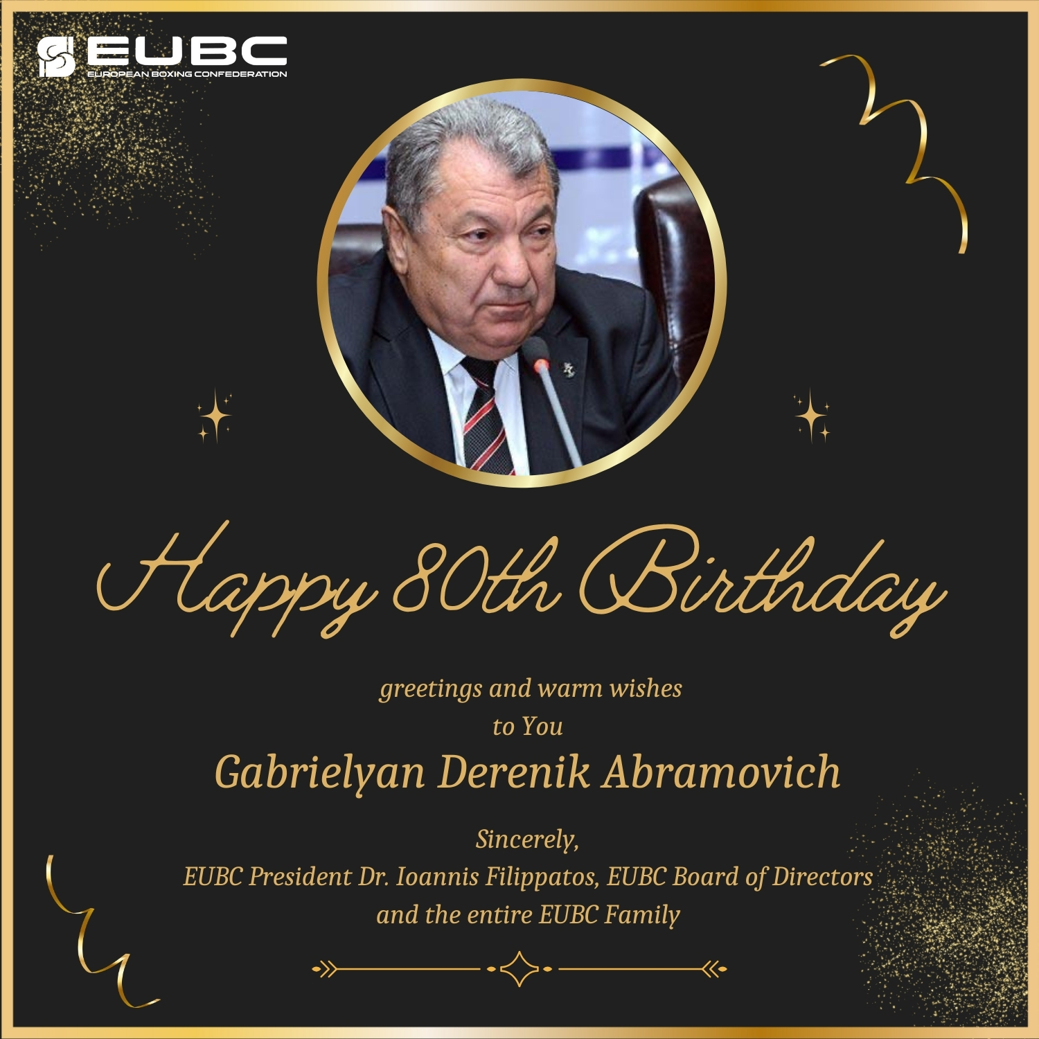 Happy Birthday and best wishes to Gabrielyan Derenik Abramovich