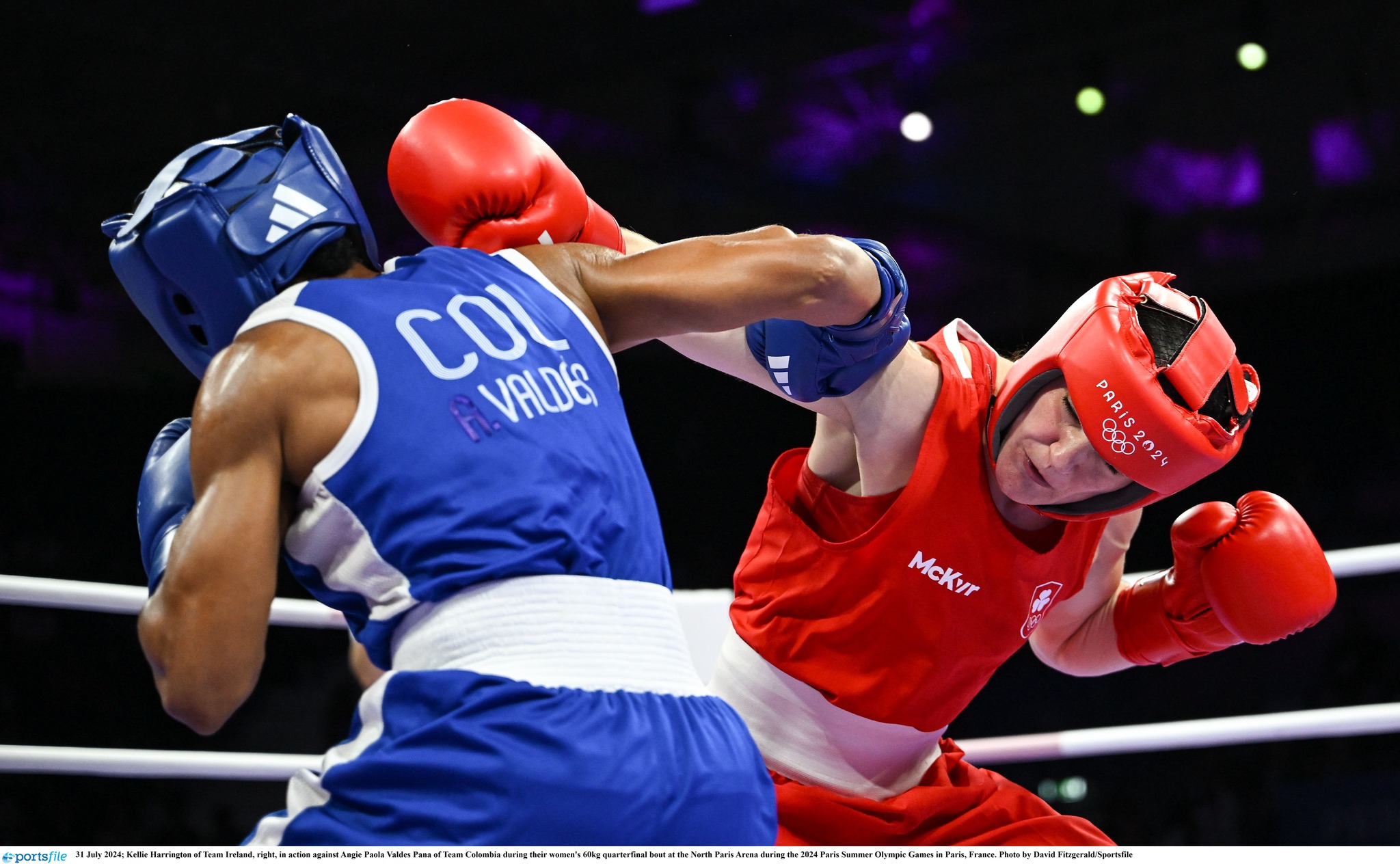 The reigning Olympic champion Kellie Harrington secured another medal