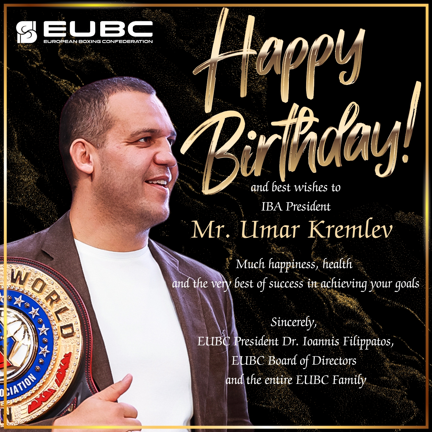 Happy Birthday!and best wishes to 𝐈𝐁𝐀 𝐏𝐫𝐞𝐬𝐢𝐝𝐞𝐧𝐭 𝐌𝐫. 𝐔𝐦𝐚𝐫 𝐊𝐫𝐞𝐦𝐥𝐞𝐯